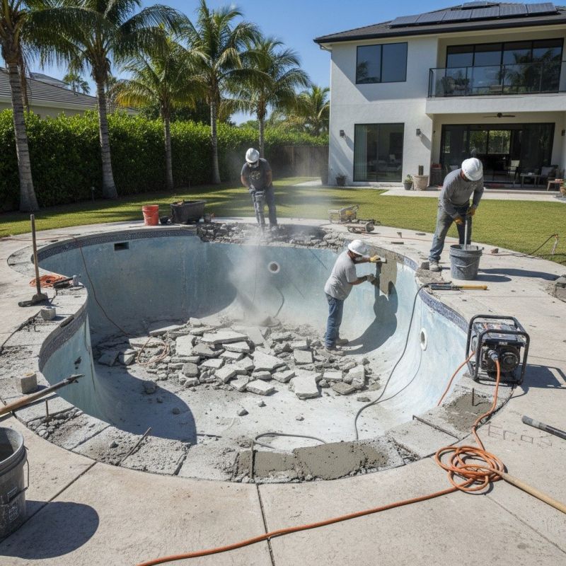 Pool Pavement Repair